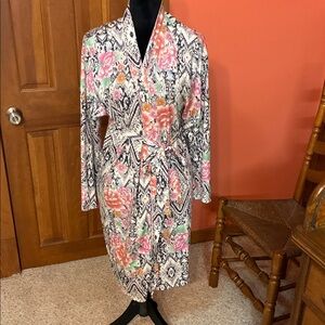 Floral Print Johnny Was Women's Robe
